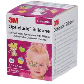 3M Opticlude Silikon-Augenpflaster 5 x 6 cm - Girls mini