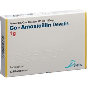 CO-AMOXICILLIN Devatis Filmtabl 1 g SDO