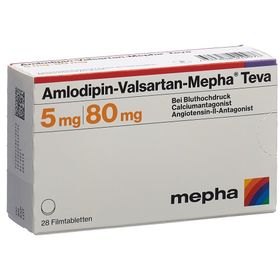 AMLODIPIN VALSARTAN Mepha Teva 5/80mg SDO