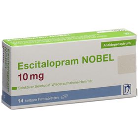 ESCITALOPRAM NOBEL Filmtabl 10 mg SDO