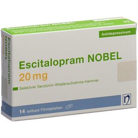 ESCITALOPRAM NOBEL Filmtabl 20 mg SDO