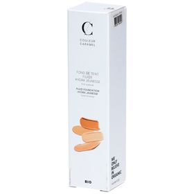 COULEUR CARAMEL Fluide Foundation Hydra Jeunesse Bio - Satiniertes Finish Nr. 23