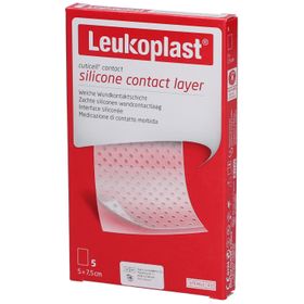 Leukoplast® Cuticell® Contact weiche silikonbeschichtete Wundauflage 5 x 7,5 cm