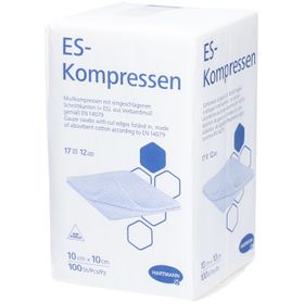 HARTMANN ES Compresses 12 couches 10 x 10 cm