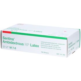 SENTINA Handschuhe M Latex 100 Stk