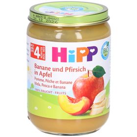 HiPP Banane et pêche à la pomme dès 5 mois
