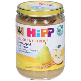HiPP – Purée bio poire pomme avec épeautre dès 4 mois