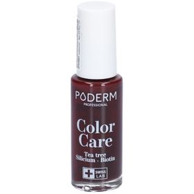 PODERM Color Care Tea Tree Vernis à ongles No 437 Rouge Noir