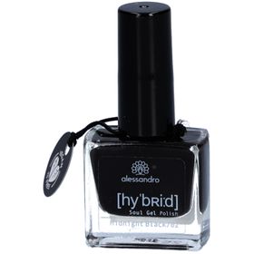 ALESSANDRO Hybrid Soul Gel Polish Midnight Black 02