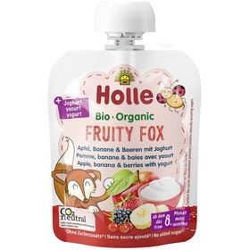 Holle Fruity Fox - Pomme, banane & baies avec yogourt