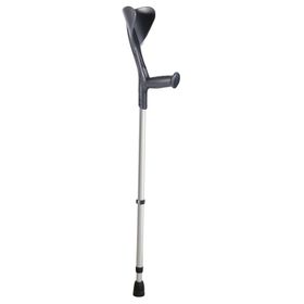 SUPAIR Krücke 130kg alu/schwarz Hartgriff 1 Paar