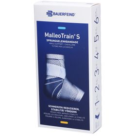 MALLEOTRAIN S Sprunggelenkbandage Größe 3 links Titanium
