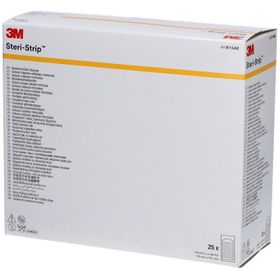 3M Steri-Strip™ Verstärktes selbstklebendes Hautnahtmaterial 25x125mm - Weiß