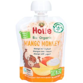 HOLLE Mango Monkey Gourde Mangue avec yaourt bio