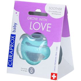 Curaprox® Baby Schnuller Gr. 0 türkis