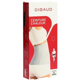 GIBAUD Ceinture thermique dos écrue 25 cm Taille S