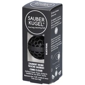 SAUBERKUGEL Taschenreiniger Black Pearl 3,5 cm wiederverwendbar