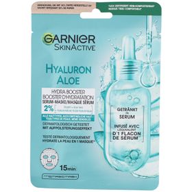 GARNIER Hydrabomb Tissuemaske mit Hyaluronsäure und Aloe Vera
