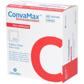CONVATEC ConvaMax Superabsorbant Non-Adhésif 7,5 cm x 7,5 cm