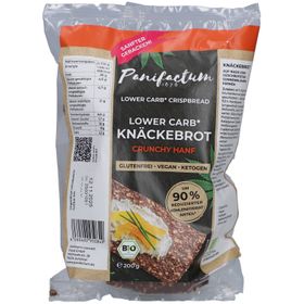 Panifactum Lower Carb Knäckebrot Crunchy Hanf