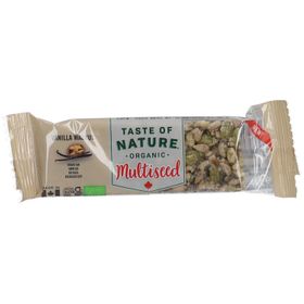 Taste of Nature Barre multigraines Vanille et Noix bio