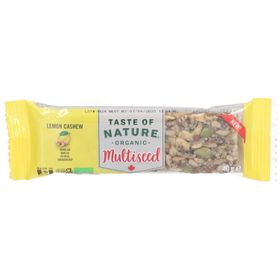 Taste of Nature Barre multigraines Citron et noix de cajou bio