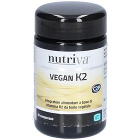 Nutriva Vegan K2 400 mg – 30 Tabletten mit pflanzlichem Vitamin K2