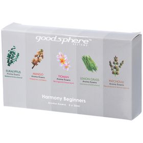 Goodsphere® Set d'huiles parfumées Harmony Beginners 5 x 30 ml