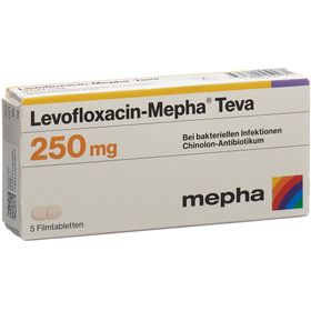 LEVOFLOXACIN Mepha Teva Filmtabl 250 mg SDO