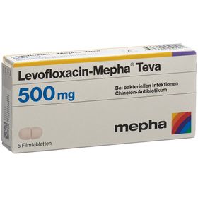 LEVOFLOXACIN Mepha Teva Filmtabl 500 mg SDO