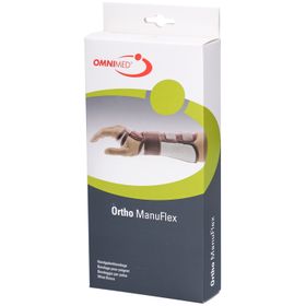 Omnimed Ortho ManuFlex – Attelle de Poignet Anatomique Réglable - Taille L 18,5 - 20,5 cm - Droit