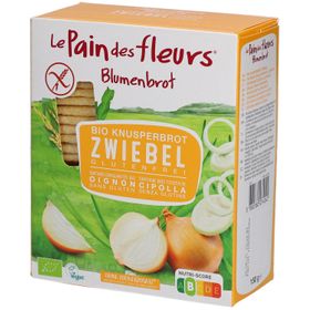 Le Pain des fleurs® Tartines craquantes bio oignon sans gluten