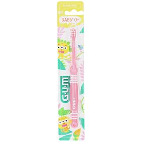 GUM Babyzahnbürste 0-2 Jahre alt weich weich - Rosa