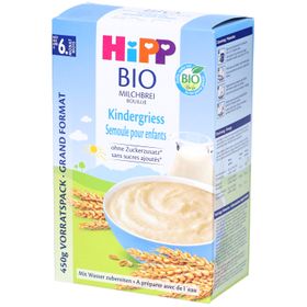 HIPP Bio Milchbrei mit Grieß für Kinder - ab 6 Monaten