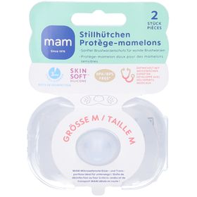 Mam Protège-Mamelons Silicone Taille M x 2 avec Boîte