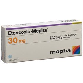 ETORICOXIB Mepha Lactab 30 mg SDO