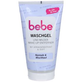 bebe® Waschgel & milder Augen Make-up Entferner mit Aprikosenextrakt
