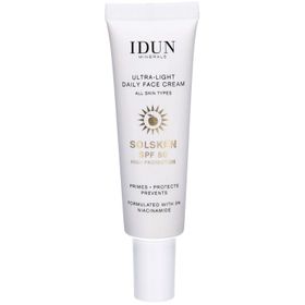 IDUN Ultra Light Crème visage quotidienne SPF50