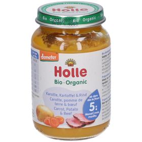 HOLLE Carotte, pomme de terre et bœuf bio dès 5 mois