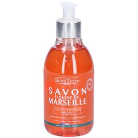 BeauTerra Savon Liquide de Marseille - Fleur d'Oranger
