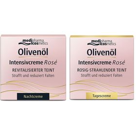 medipharma cosmetics Huile d'olive Crème intensif Rosé Crème de Jour & Crème de Nuit​