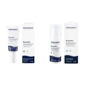 DERMASENCE RosaMin Reinigungsemulsion + getönte Tagespflege SPF 50+