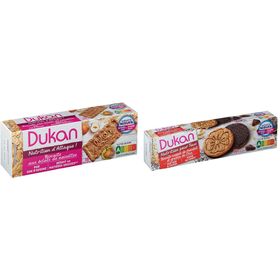 Dukan® Chiasamenkekse mit Schokoladenglasur + Haselnusskekse