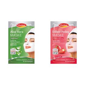 Schaebens Masque Aloe Vera + Schaebens Masque Fraise