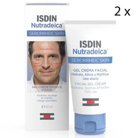 ISDIN Nutradeica Feuchtigkeitsspendende Gel-Creme Gesicht Seborrhoische Haut