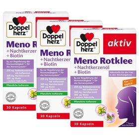 Doppelherz® aktiv Meno trèfle rouge + huile d'onagre + biotine