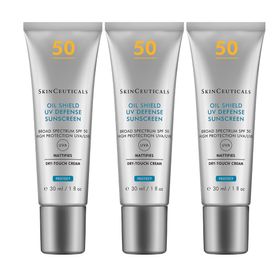 SkinCeuticals OIL SHIELD UV DEFENSE SUNSCREEN LSF 50, mattierende Gesichtssonnencreme für Mischhaut