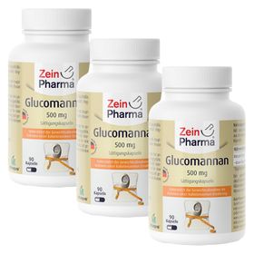 Glucomannan Capsules de satiété 500 mg ZeinPharma