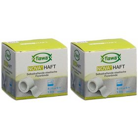 FLAWA® NOVA haft Bande de fixation élastique auto-adhésive 4 cm x4 m