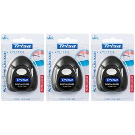 TRISA Active Clean Aktivkohle-Zahnseide